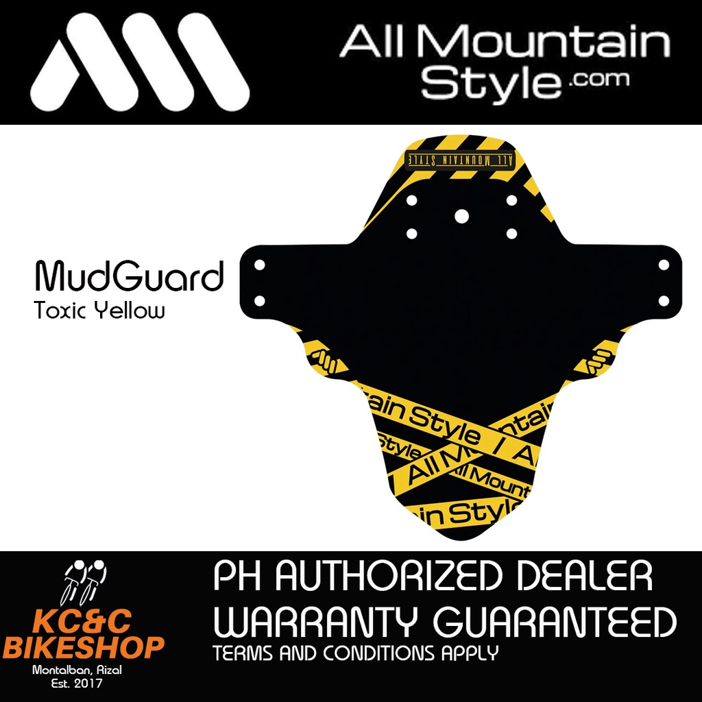 AMS Mudguard Toxic / Yellow Shopee Philippines