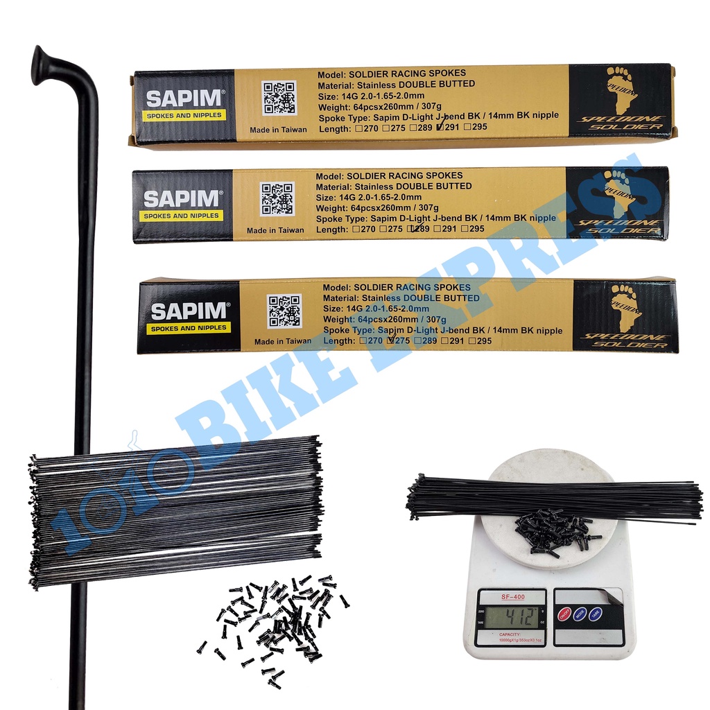 SAPIM SPOKES AND NIPPLES 64PCS Shopee Philippines