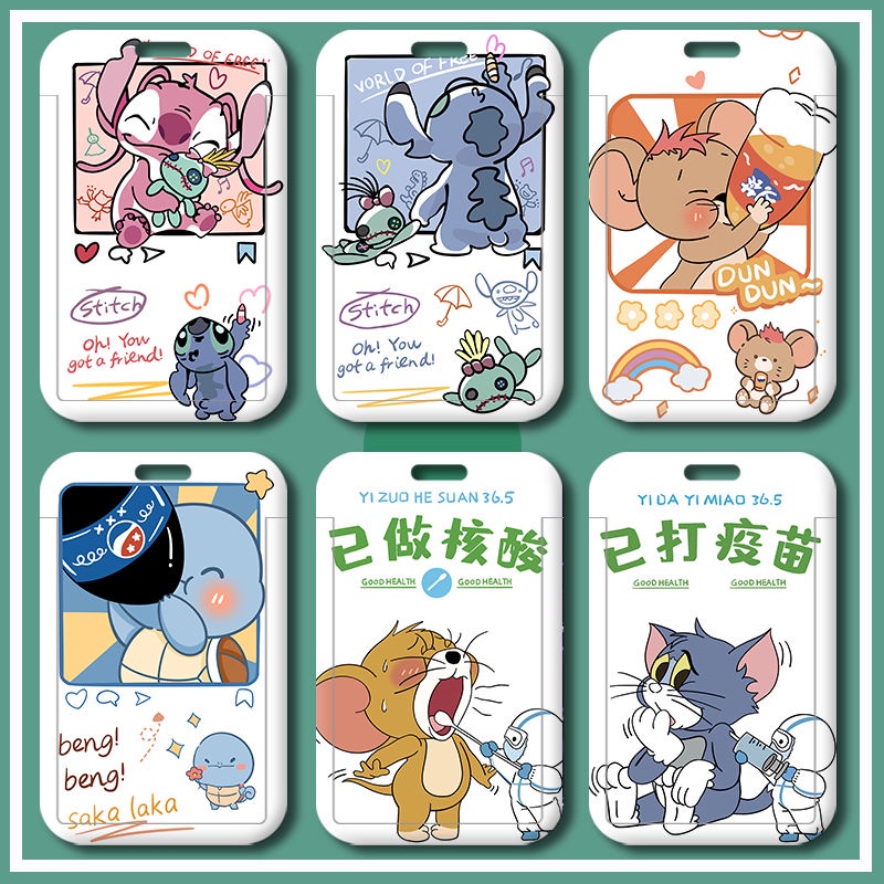 Anime Cartoon Jerry and Tom Couple Stitch Cute Version Custom Student ...