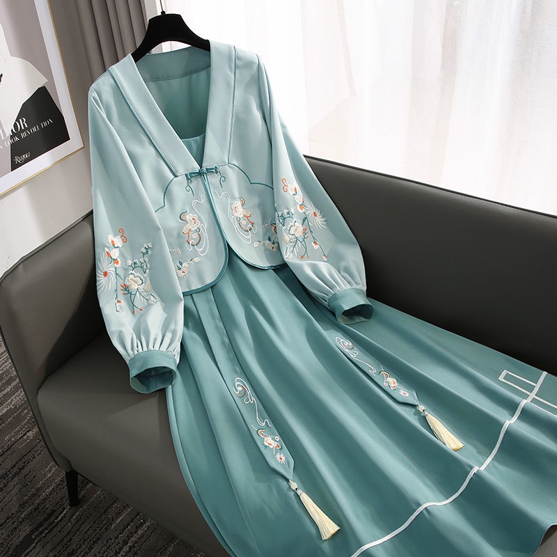 [Chinese Style] Tang Made Hanfu Women's Suit Top Cheongsam Improved ...