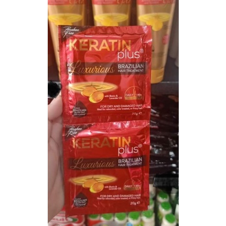 Keratin Plus Brazilian Hair Treatment 20g (1 Dozen) | Shopee Philippines