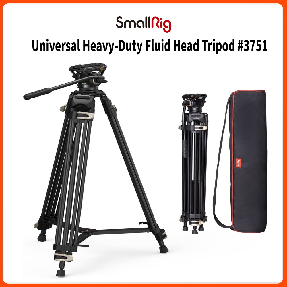 SmallRig Heavy-Duty Fluid Head Tripod AD-01 3751 | Shopee Philippines