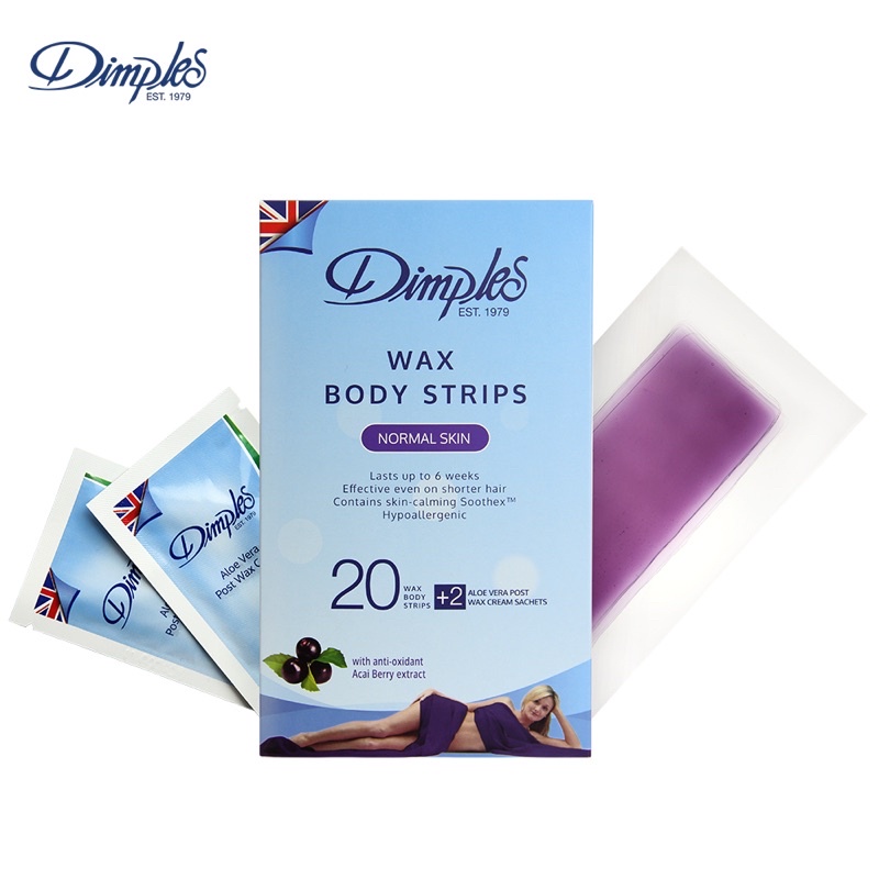 Dimples Wax Body Strips (Loose Pack 5pcs) | Shopee Philippines