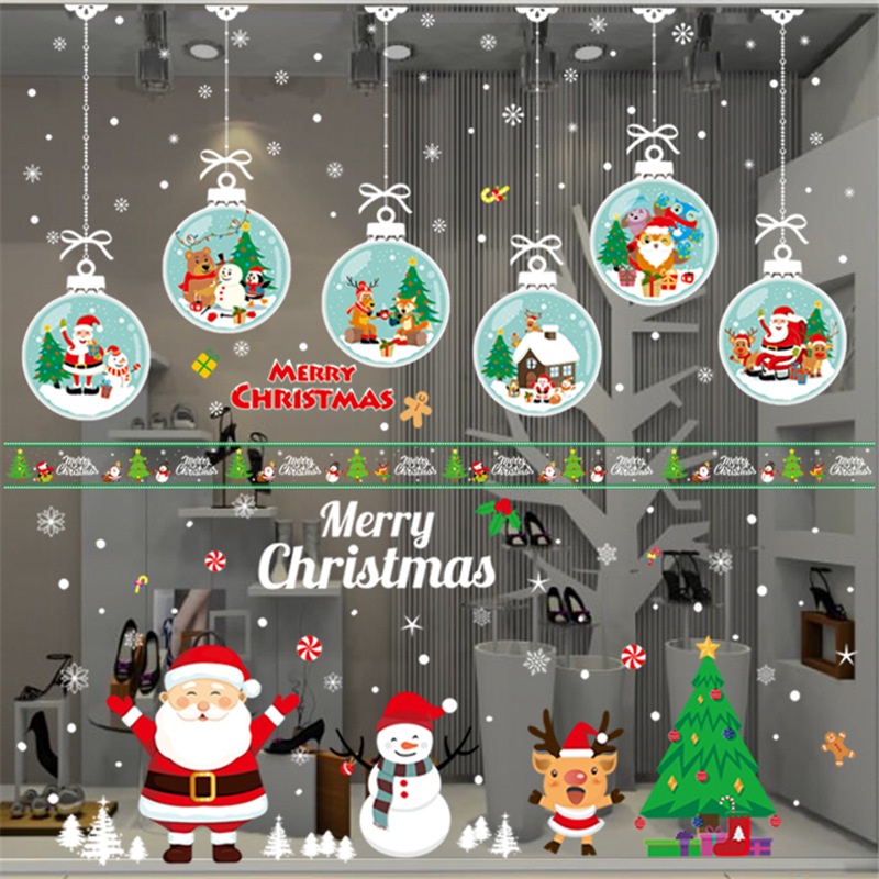 Kit 36 Enfeites Natalinos DIY - Papel Adesivo - Personagens Natalinos - Decoração Festiva