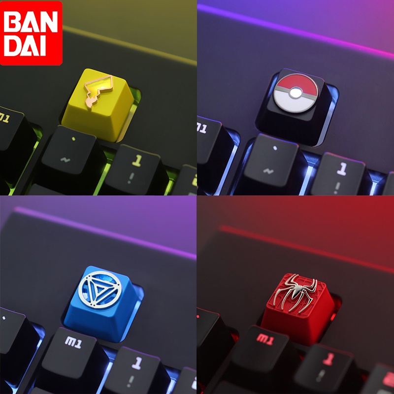 Spider Man Iron Man Keycap for Desktop Computer Zinc aluminum alloy ...