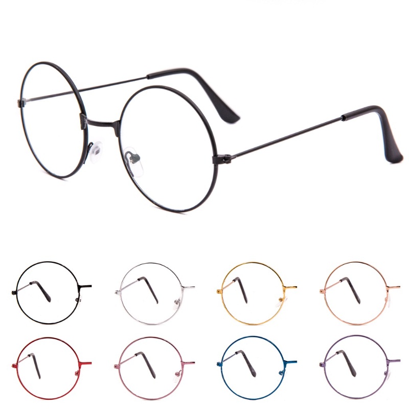 Harry Potter Style Anti Radiation Reading Glass Metal Fashion Circular  Glasses Anti Blue Light Radiation Anti Fatigue Myopia Glasses