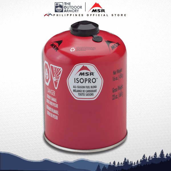 ♣Msr Isopro Fuel 450 Grams (Isobutane + Propane Blend) | Shopee Philippines