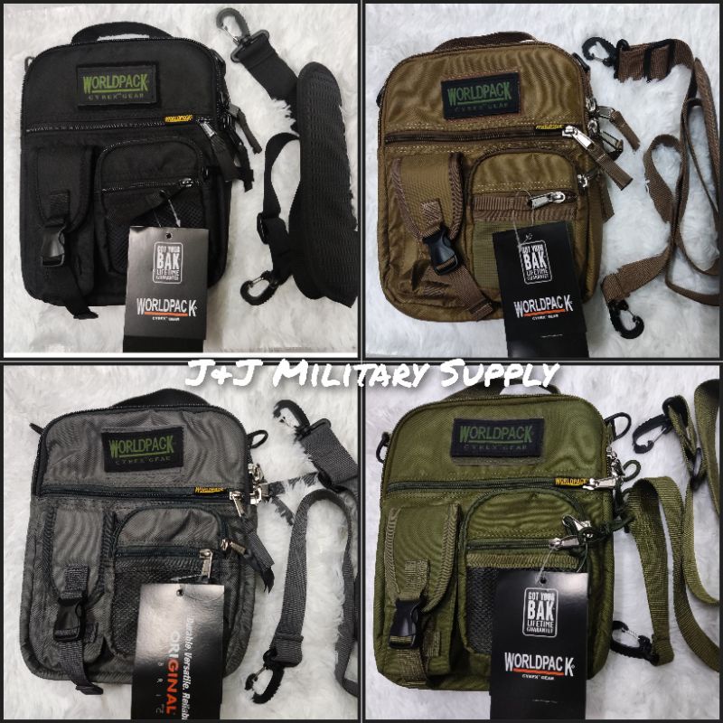 Worldpack 2 Pocket Sling Bag | Shopee Philippines
