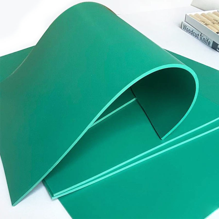A4 Green soft Laser Rubber Sheet Pad For Printmaking Rubber stamp ...