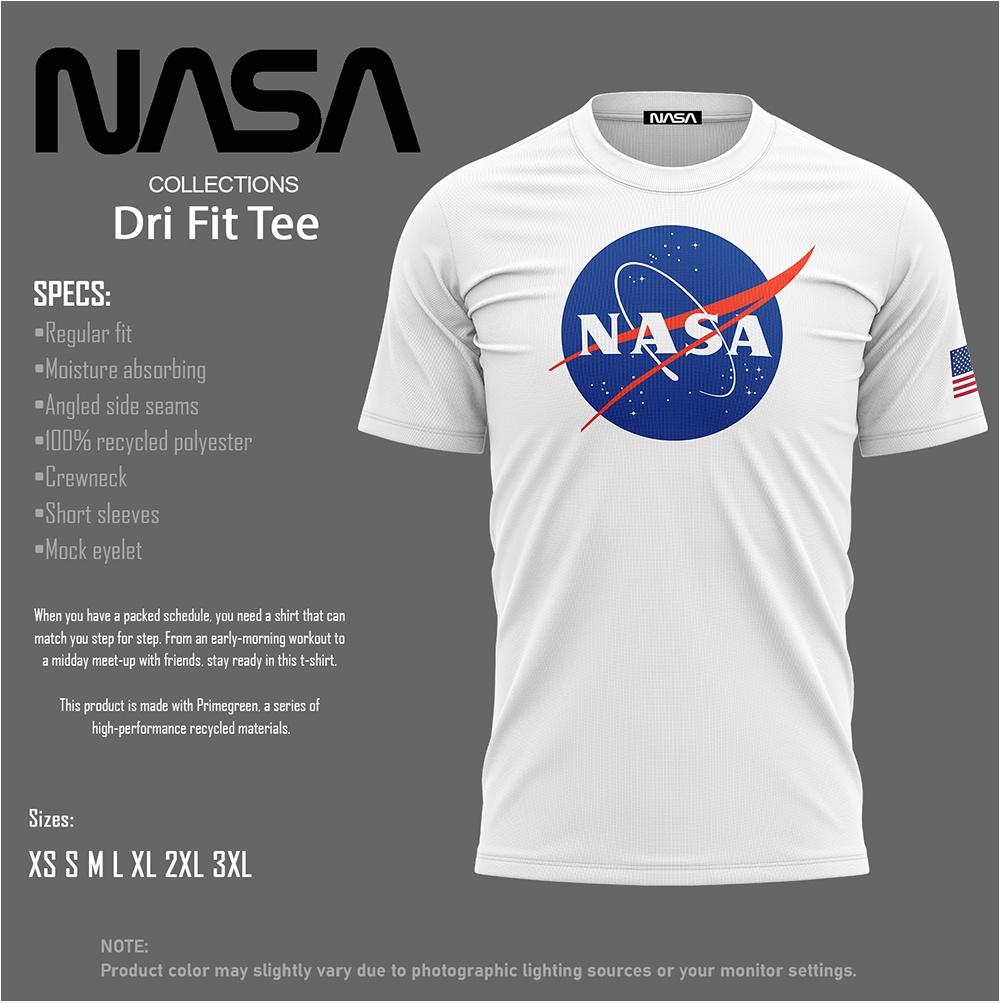 Nanzan NASA Collection Dri-Fit Tee | Shopee Philippines