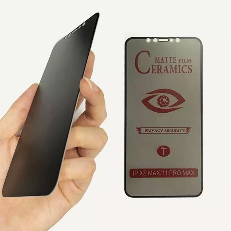 Privacy Ceramic Tempered IP 6G/6P/7G/7P/IPX/XR/IP11/11PRO MAX/12/13 ...