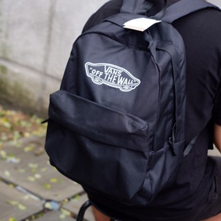 Vans backpack realm clearance black