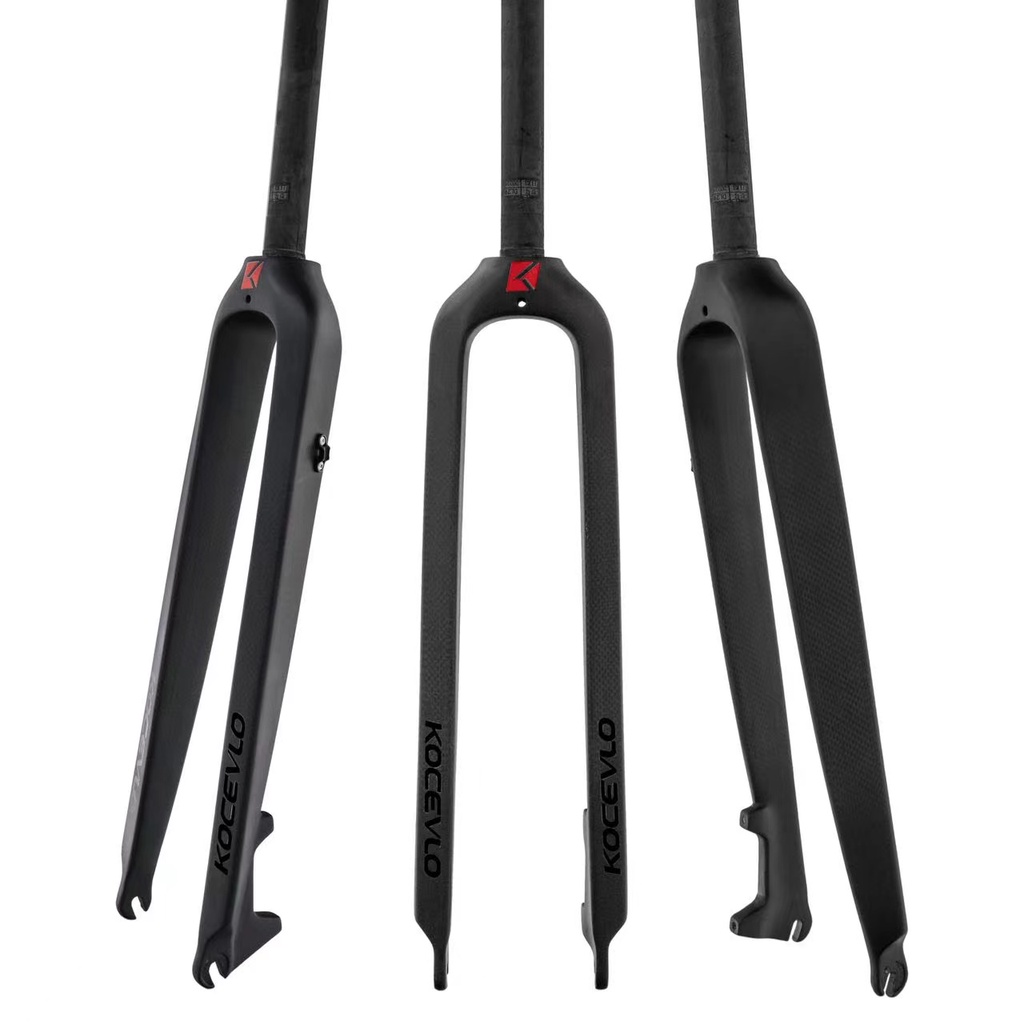 KOCEVLO Mountain Bike Fork 26/27.5/29er 3k Full Carbon Rigid Front