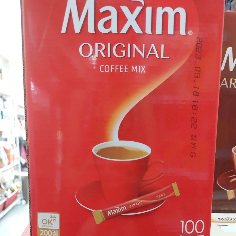 Maxim/Maxwell Coffee 100 sticks Original/Mocha/White/Arabica/Supreme