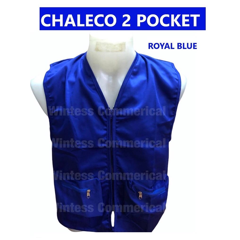 Chaleco Vest Tanod Vest Rescue Vest Barangay Vest - 2 Pocket | Shopee ...