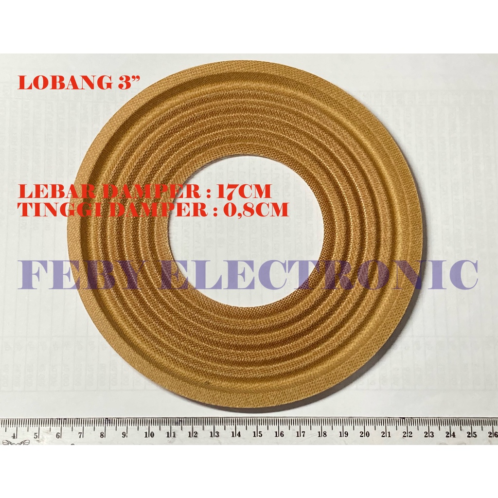 Speaker DAMPER 1518 INCH Hole 3 IN Width 17CM SPEAKER Membrane DAMPER