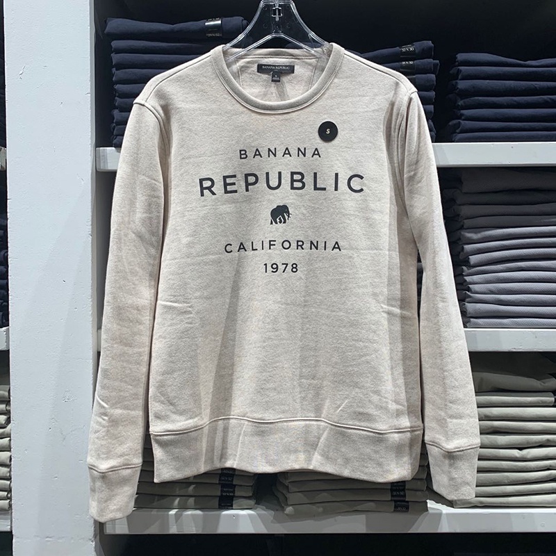 Banana Republic Casual Round Neck Long Sleeve Sweater Loose Casual