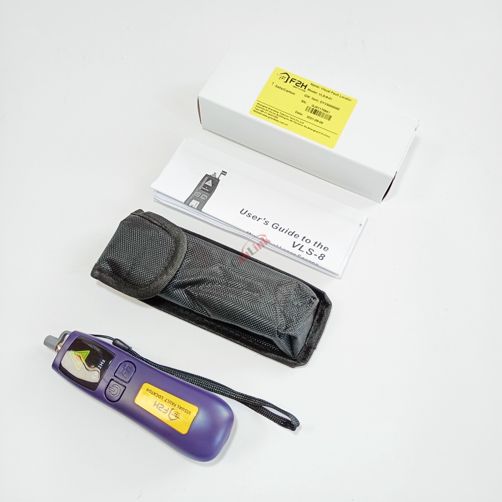 ~Portable Mini Red Source Fiber Checker VLS-8 Fiber Optic Visual Fault ...