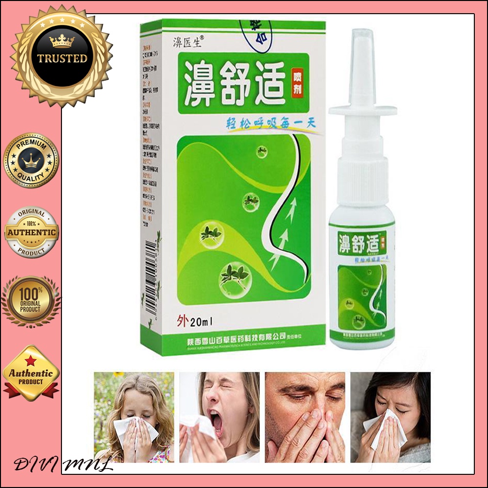 Original Nasal Sprays Chronic Rhinitis Sinusitis Sprays Nose Care Chinese Traditional Medical