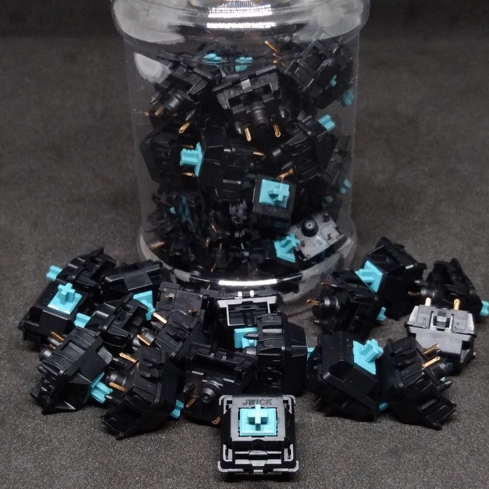 Jwick JWK Black T1 Lagoon Obsidian Tactile Switch (10pcs) Shopee
