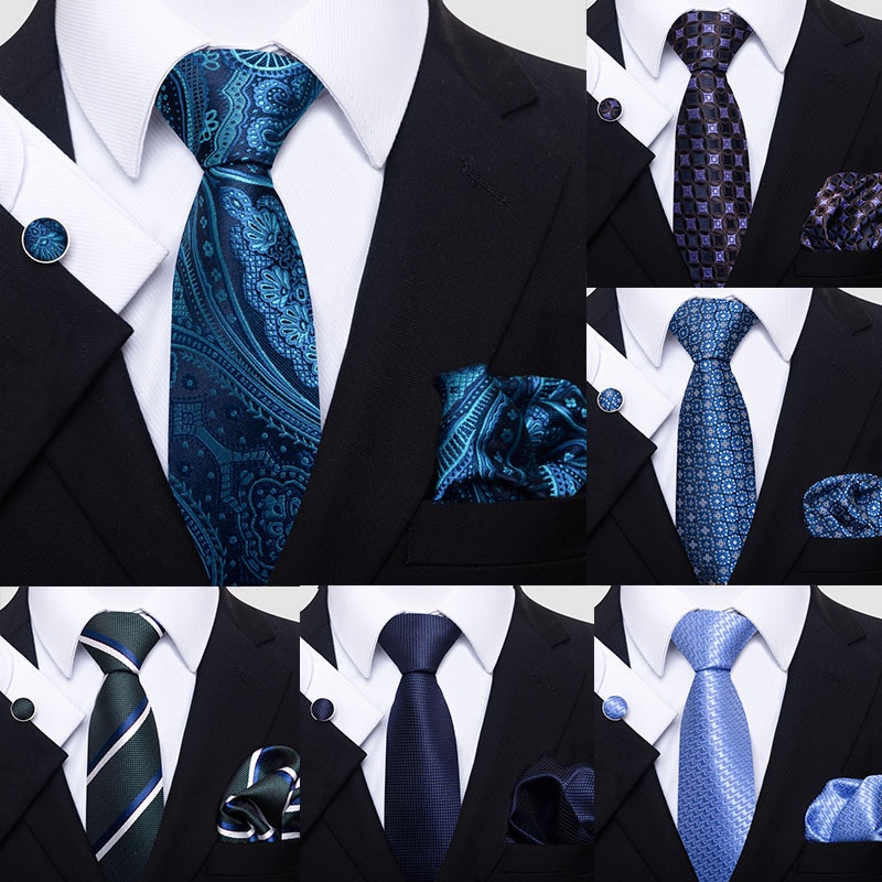 Men Ties Formal Business Three-Piece Suit Black Twill Interview ... - Bold Ties For Formal Business Events