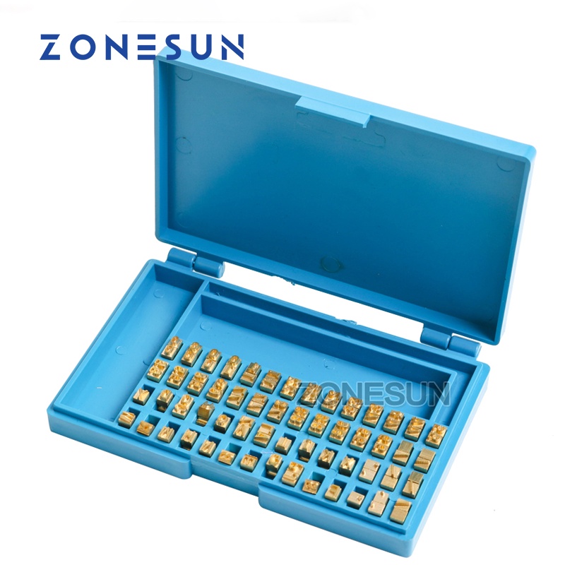 ZONESUN Alphabet Letter Set Brass Stamps Replacement Letters for MY ...