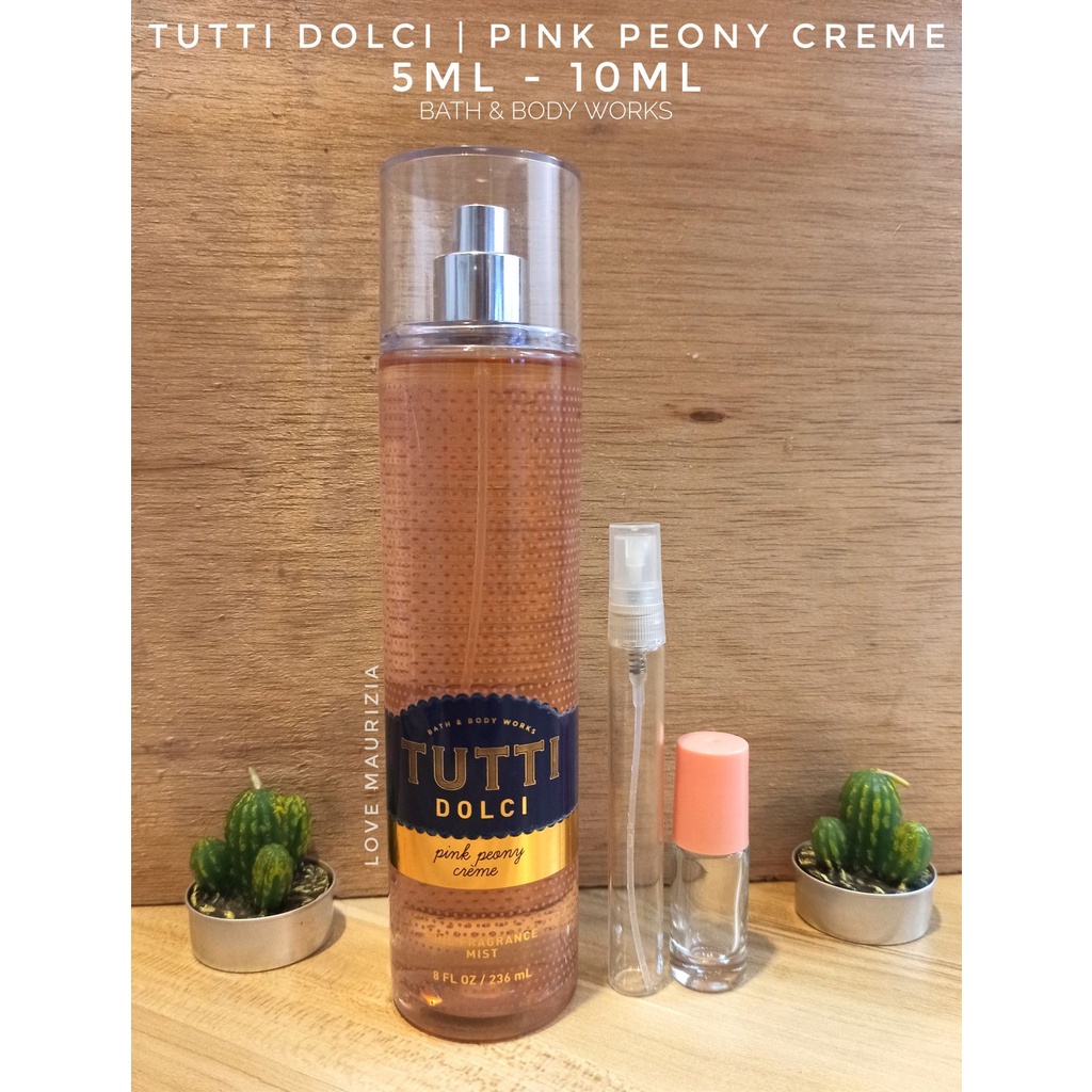 ♘Bath & Body Works | Tutti Dolci | Pink Peony Creme Mist ...