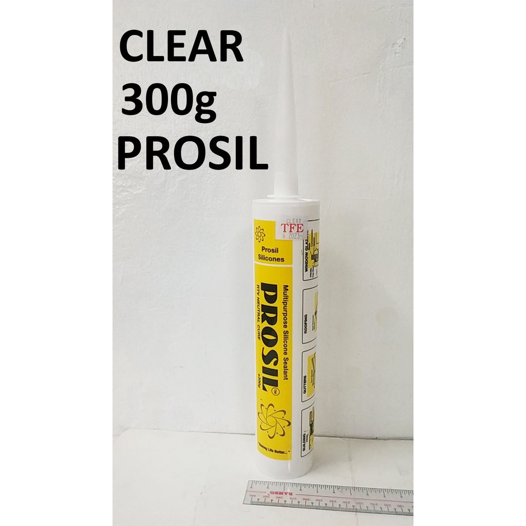 Prosil Silicone Sealant Multi Purpose Clear Grams Clear