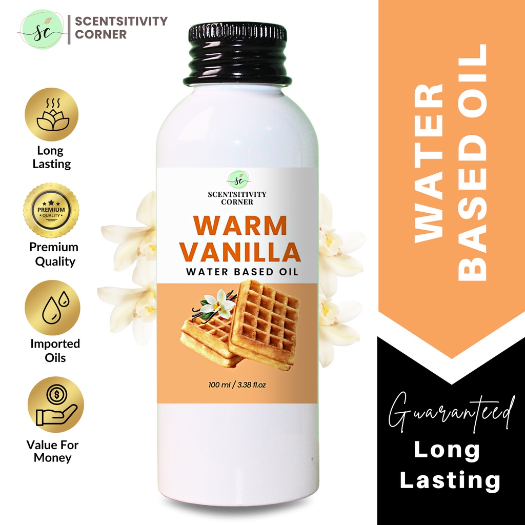 WARM VANILLA 100 Concentrated Water Based Oil for humidifier, Air