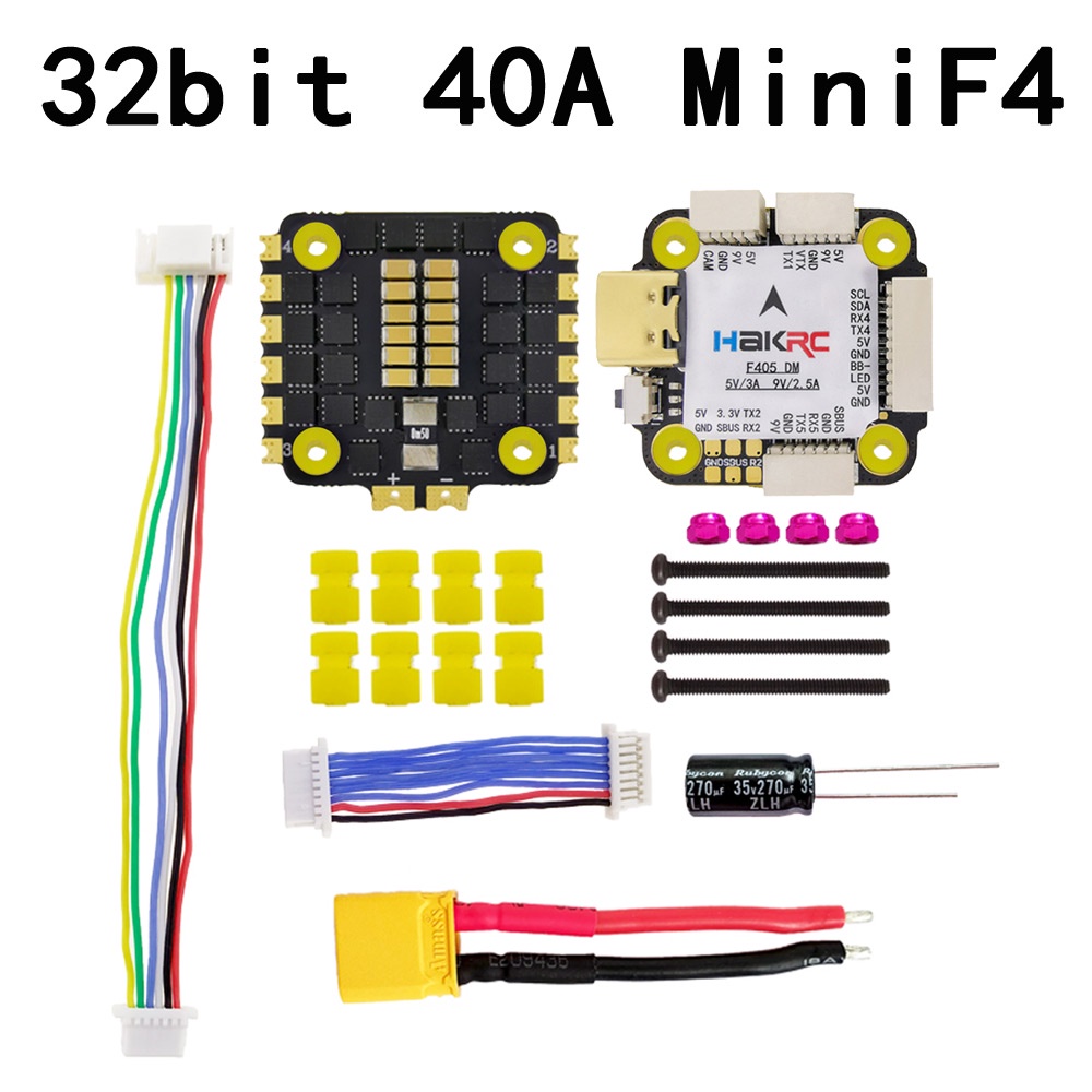 HAKRC F7 F4 MiniF7 MiniF4 F722 Stack Flight Controller 60A BLHeli32/45A ...