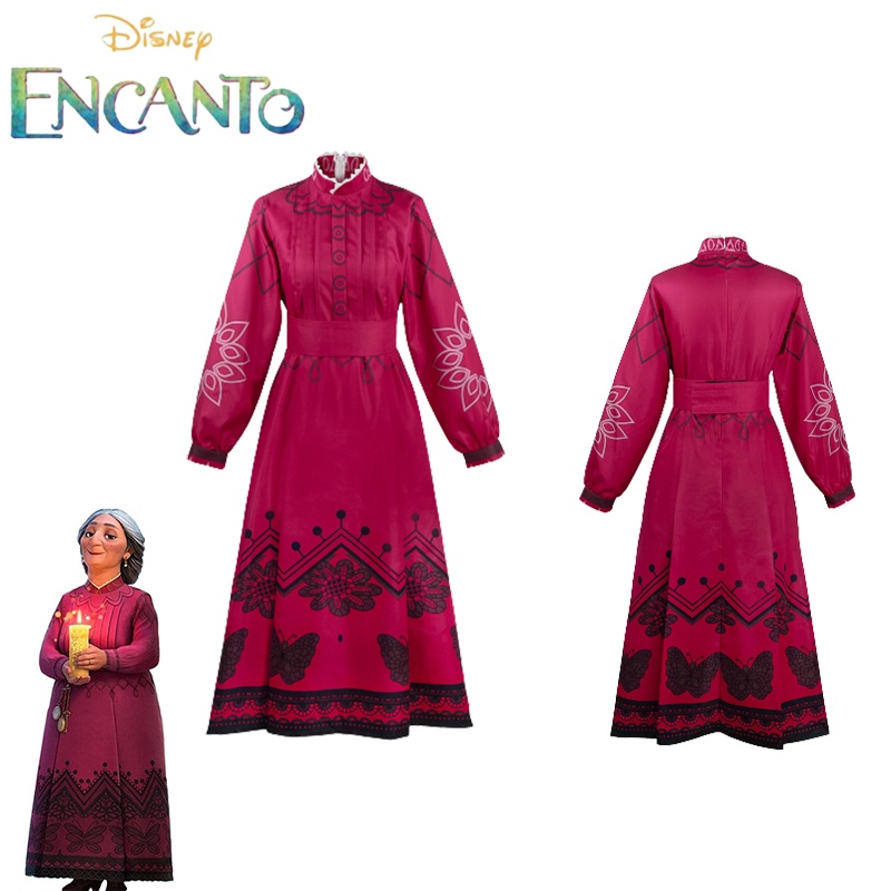 【COD】Halloween Encanto Mirabel Grandmother Abuela Alma Cosplay Costume ...