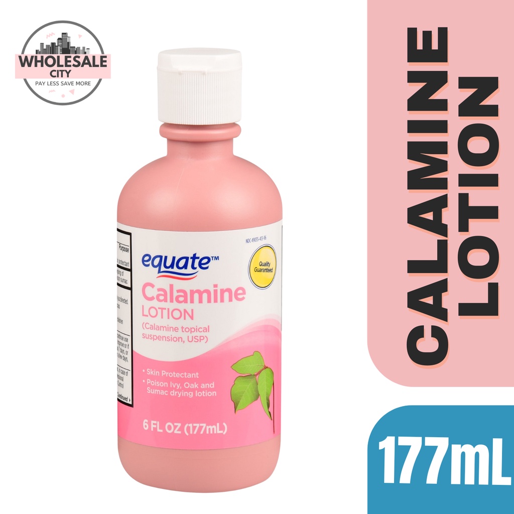 Equate Calamine Lotion 6 Oz 177ml Big Size Anti Itch Lotion Vs Calmoseptine Shopee Philippines 0348