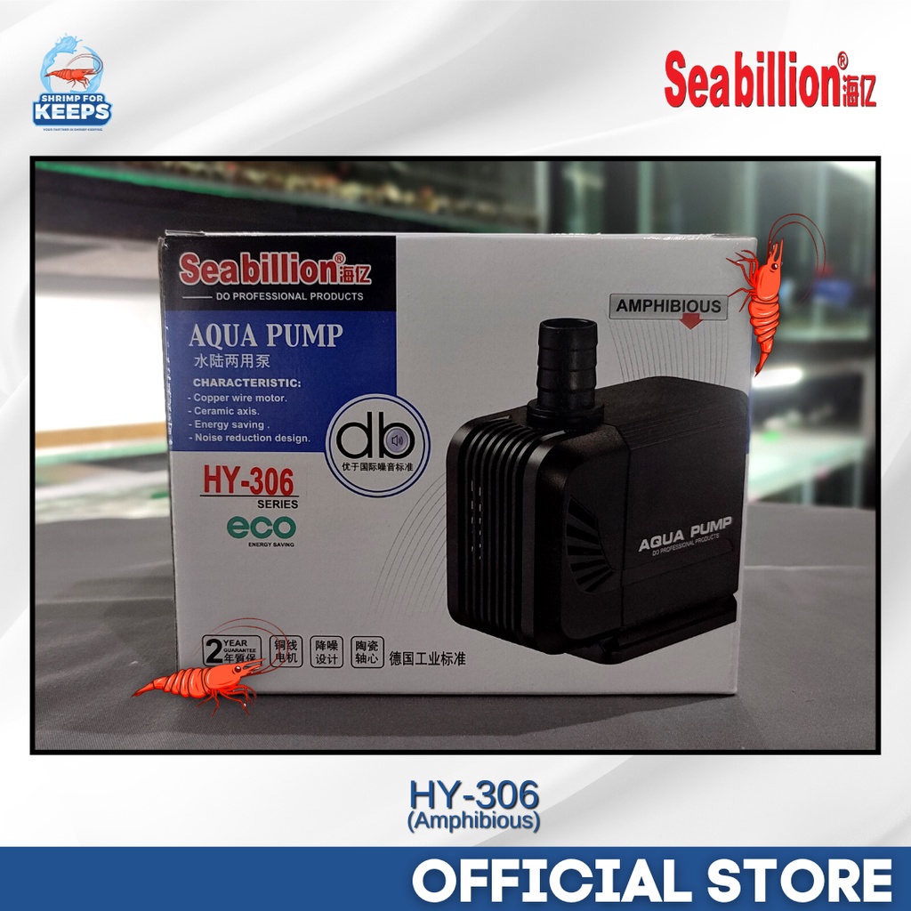 Seabillion Amphibious Water Pump For Aquarium Filter Hydroponic 