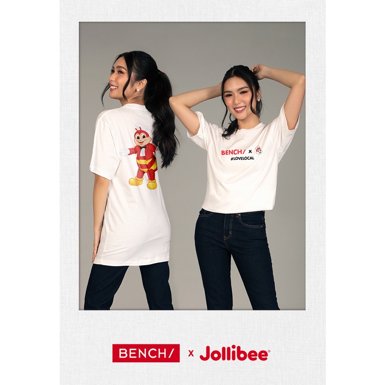 BOO0098 BENCH/ Bench x Jollibee Men's Graphic Tee Shopee Philippines