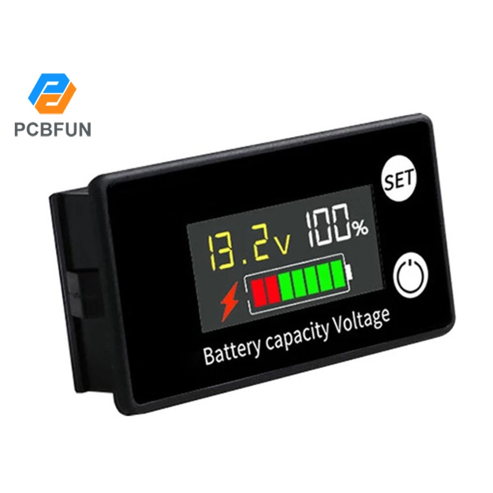 10PCS DIGITAL 6133A LCD Voltage Meter DC8-100V Voltmeter Battery Power Display EUR 55,64