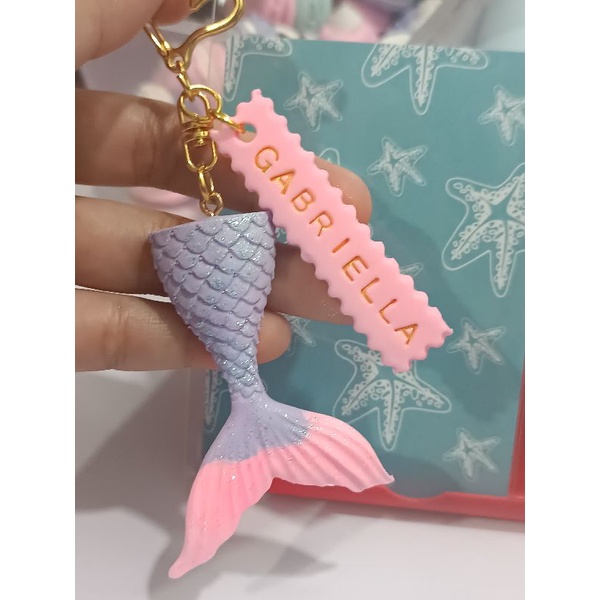 Mermaid deals tail keychain