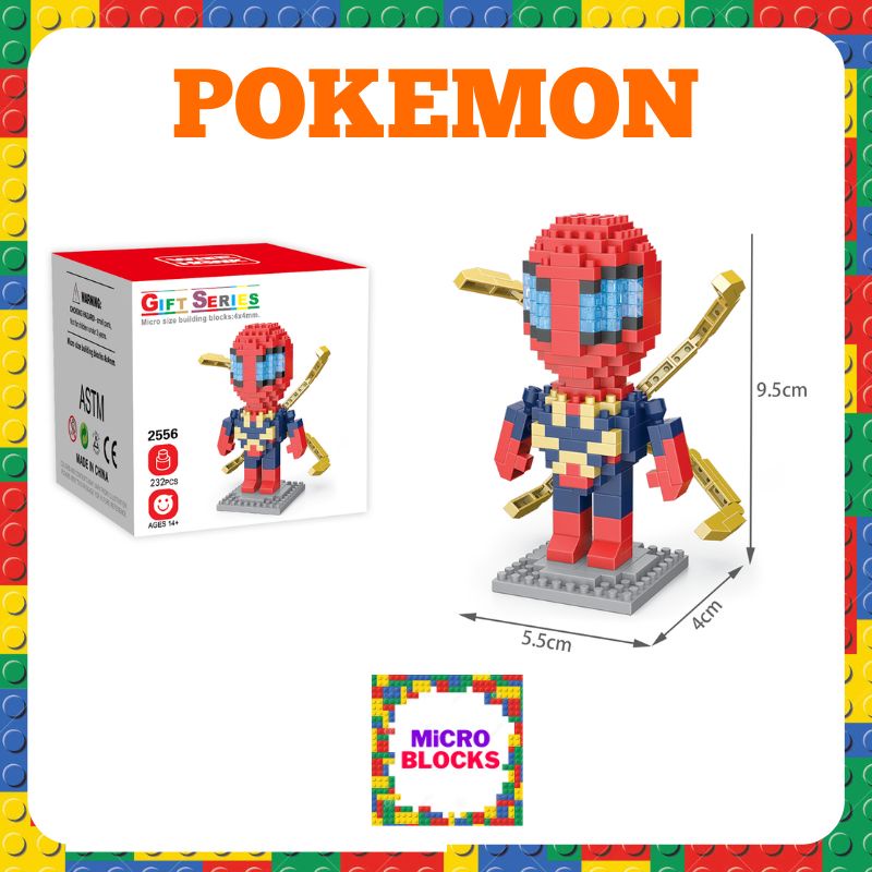 Marvel Micro Blocks - Spider Man - Marvel Collection - Gift Series ...