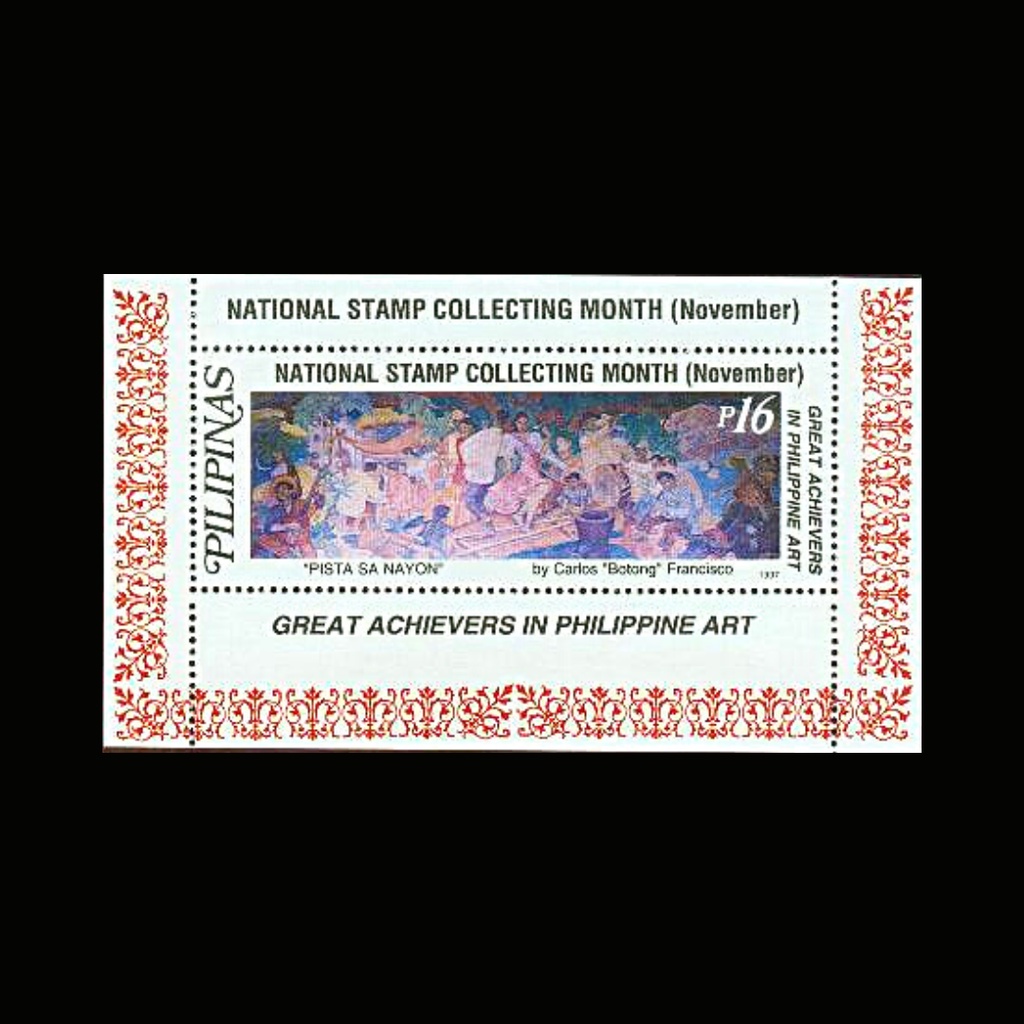 1997 Stamp Collecting Month "Pista sa Nayon" Carlos Francisco Post
