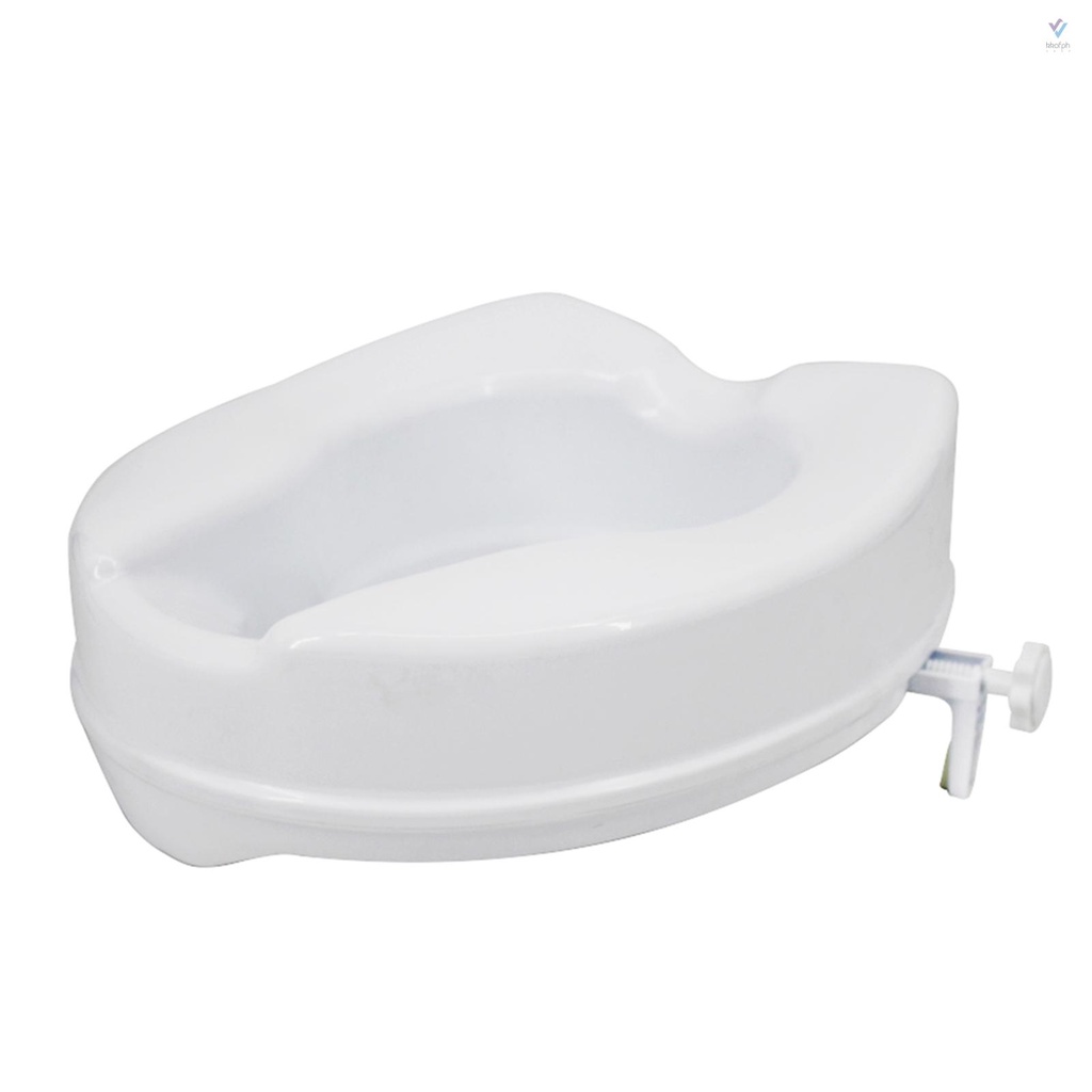 kkofph) Raised Toilet Seat 300 Lbs Heavy Duty Elevated Toilet Seat with