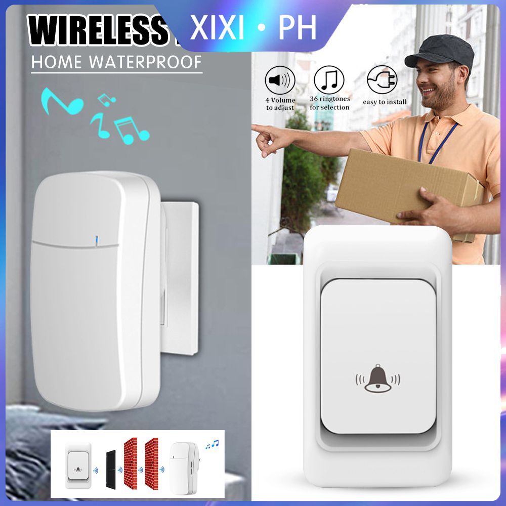 Wireless doorbell doorbell for home ultra long range electronic remote