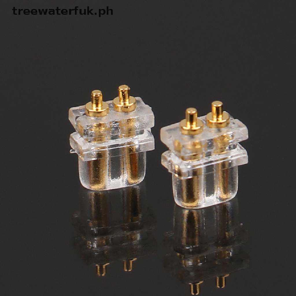 TEFUK 2Pcs 0.78 Double Socket QDC/UE18 TF10 Socket Female Diy Custom