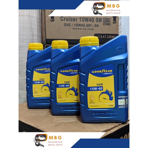 Goodyear Vigor 15W-40 Diesel Premium Mineral (1 Liter) | Shopee Philippines