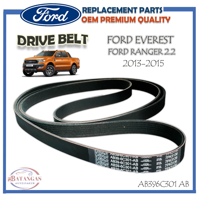 ALTERNATOR DRIVE BELT FORD EVEREST/ FORD RANGER 2.2 20132015 PN