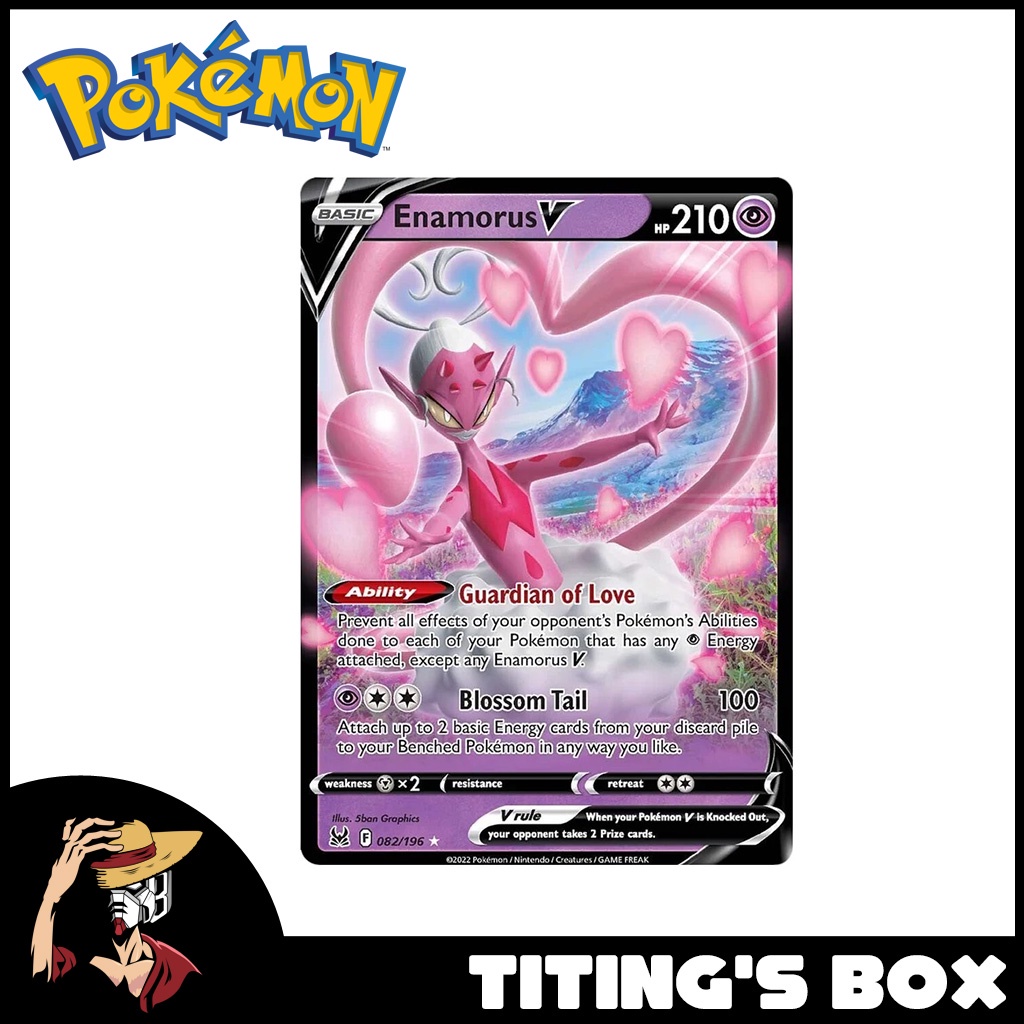 EN] Pokemon TCG Enamorus V 082/196 - Lost Origin | Shopee Philippines