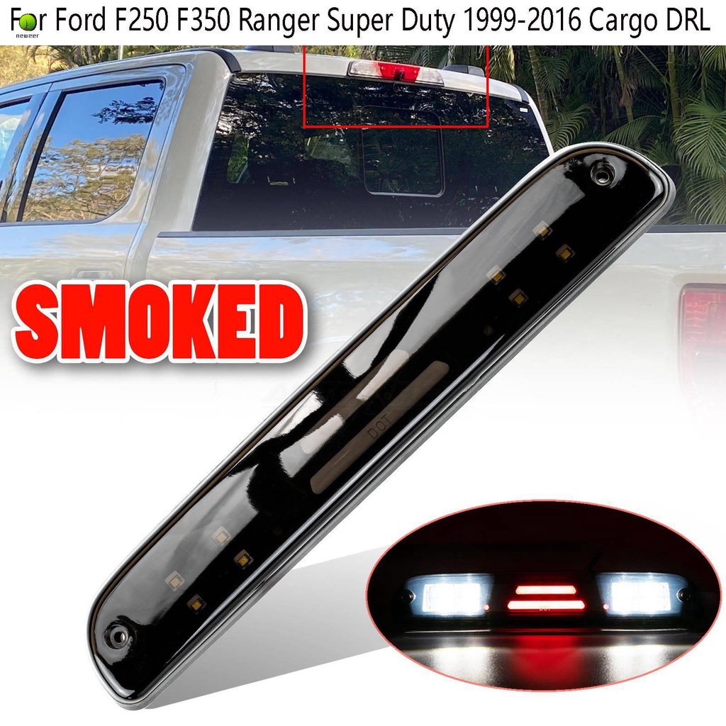 High Mount Brake Stop Light Rear LED Third Smoked Lamp for Ford F250 ...