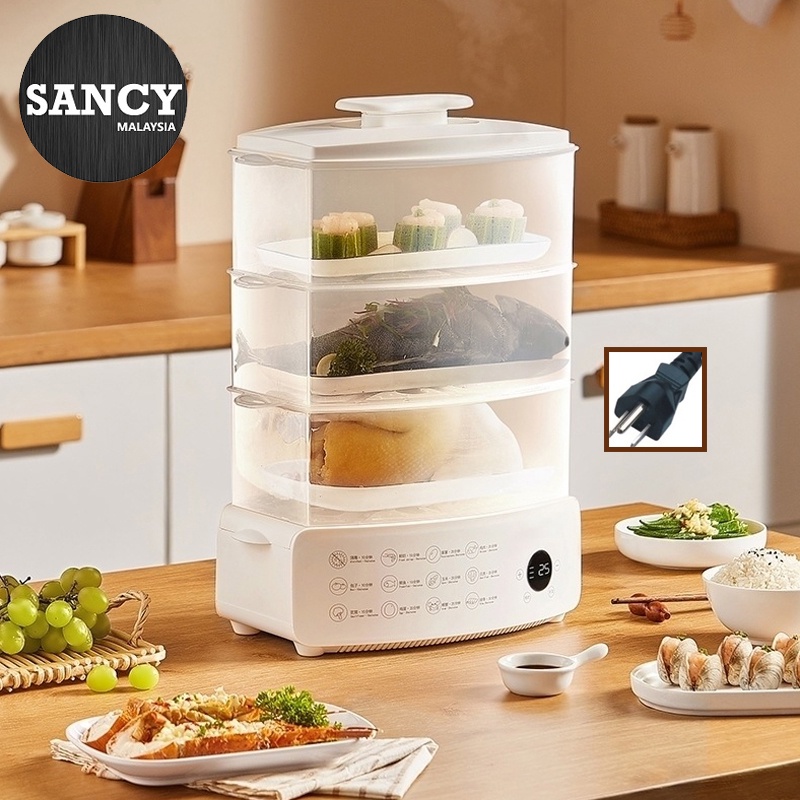 SANCY Electric Steamer Machine Large Capacity Automatic Power Off ...