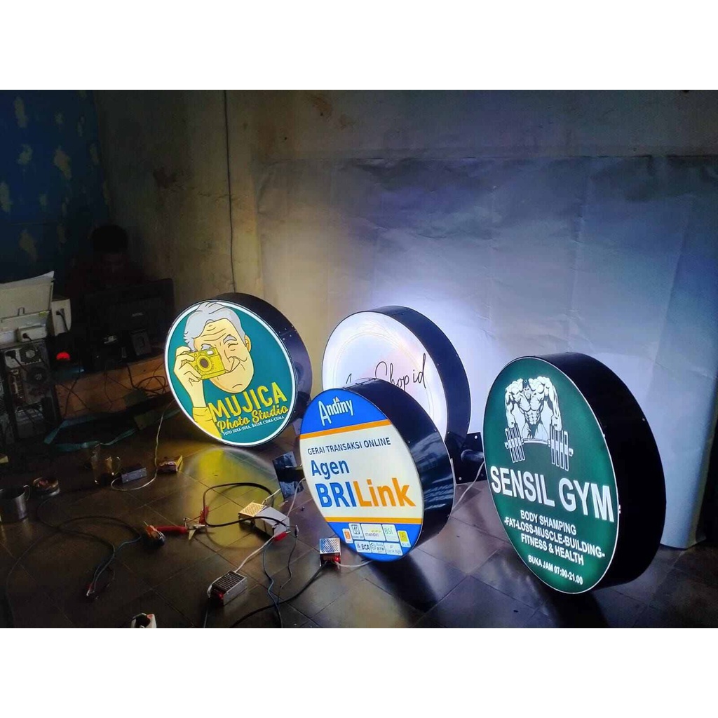 Round Acrylic NEON BOX | Shopee Philippines