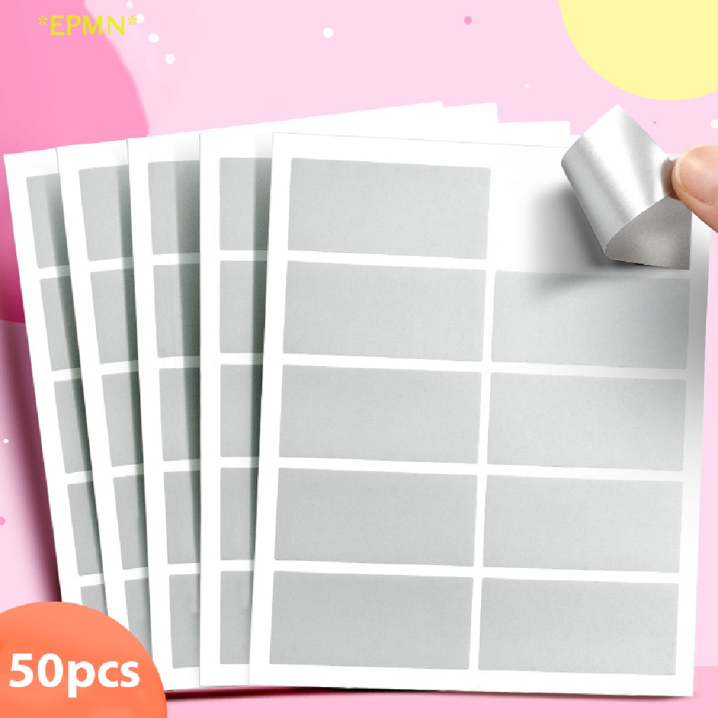 EPMN> 50pcs Scratch Off Labels Sticker for Party Activity Favors ...