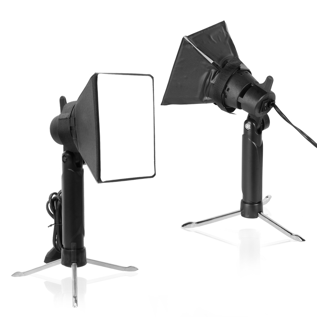Meking Mini Softbox Photography Lighting Kit, 2700K Tabletop Led Lamp ...