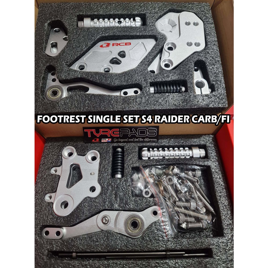 RCB SINGLE SHIFTER S4 for RAIDER 150 Carb and FI SILVER and BLACK Shopee Philippines